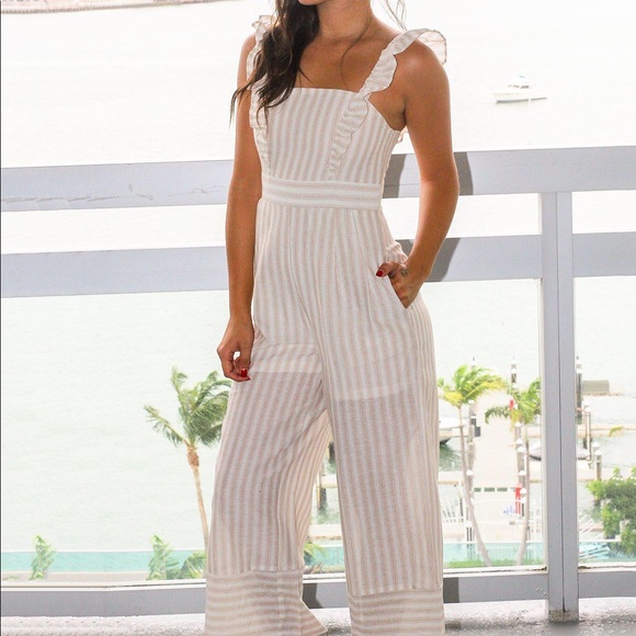 striped jumpsuit - Picture 2 of 2